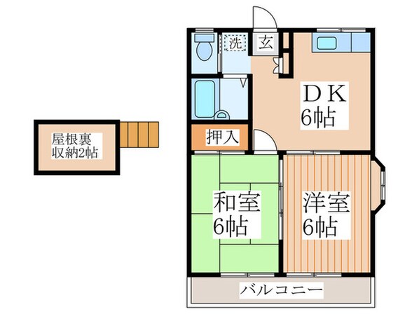 ハクレンの物件間取画像